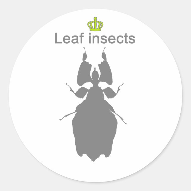 Adesivo Leaf insects g5 (Frente)