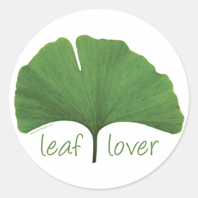 Adesivo Leaf Lover Tree Hugger (Frente)