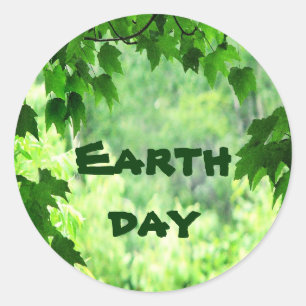 Adesivo Leafy Earth Day