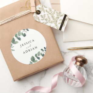 Adesivo Leafy Green Elegance Wedding