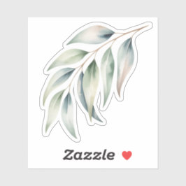 Adesivo Leafy Greens Watercolor Sticker