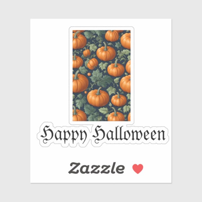 Adesivo Leafy Pumpkin Patch (Folha)