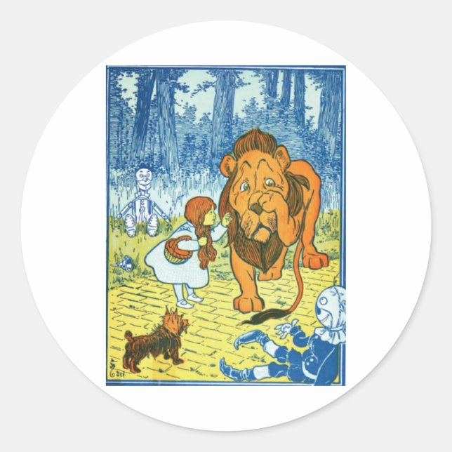 Adesivo Leão cobarde (Frente)