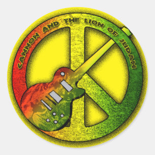 Adesivo Leão do sinal de paz de Judah