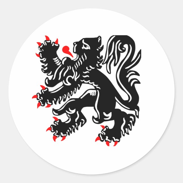 Adesivo Leão Flamengo. (Frente)