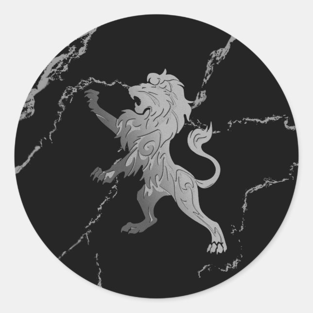 Adesivo Leão Real Silver (Frente)