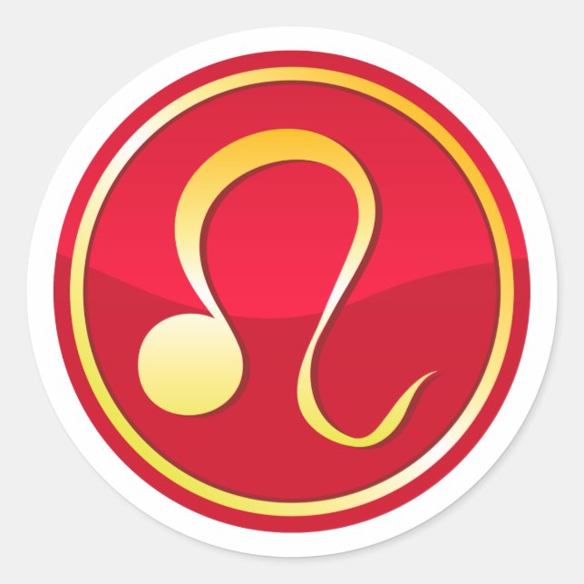 Adesivo Leão - Sinais Zodíacos (Frente)