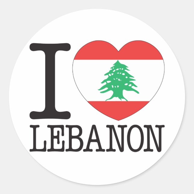 Adesivo Lebanon Love v2 (Frente)