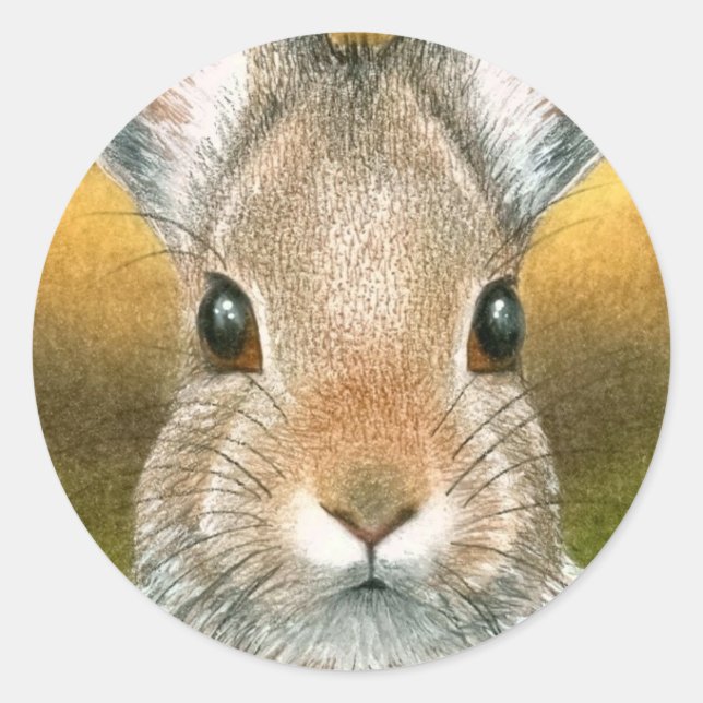 Adesivo lebre 18 Sticker (Frente)