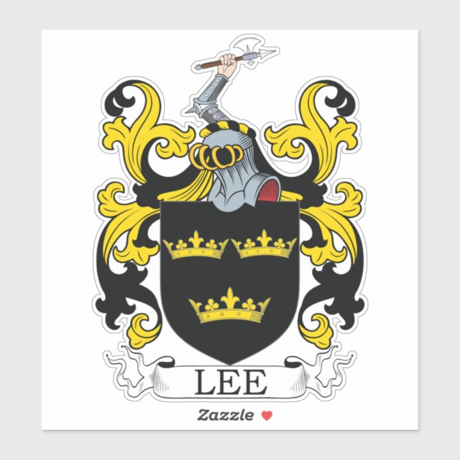 Adesivo Lee Family Crest (Folha)