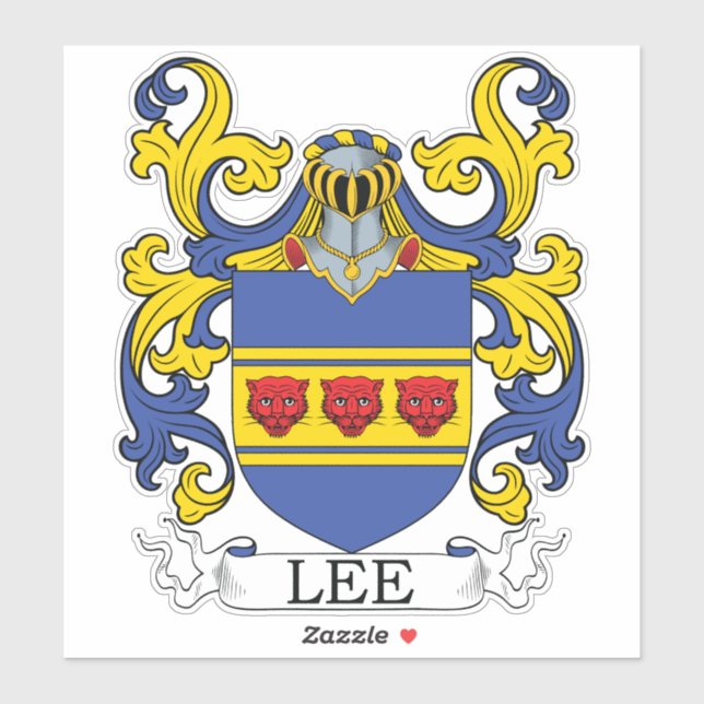 Adesivo Lee Family Crest (Folha)