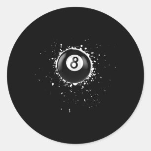 Adesivo Legal 8 bolas Oito Billiards Piscinas Splatter Ei