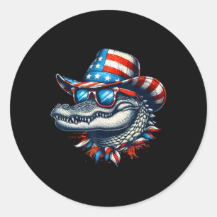 Adesivo Legal Alligator 4 de julho Dia da Independência