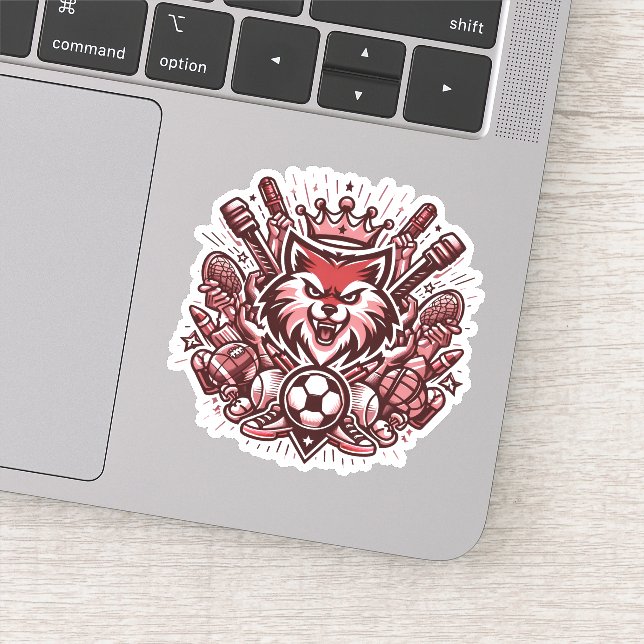 Adesivo legal amantes do esporte (Detalhe)