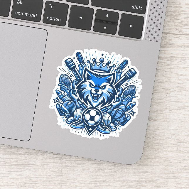 Adesivo legal amantes do esporte (Detalhe)