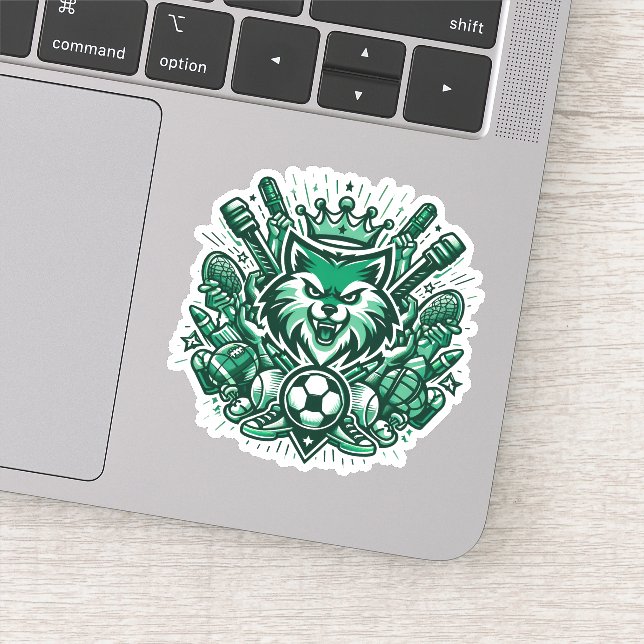 Adesivo legal amantes do esporte (Detalhe)