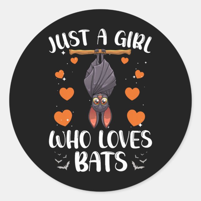 Adesivo Legal Bat Para Mulheres Meninas Frutas Bat Lovers  (Frente)