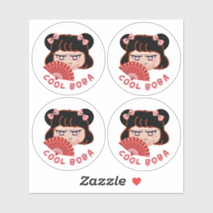 Adesivo Legal Boba- Pack de 4