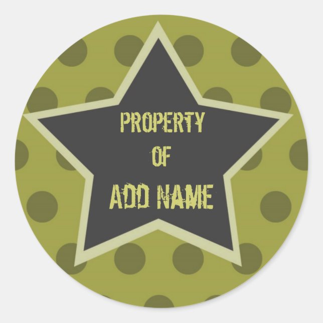 Adesivo Legal Boy "Property of" Camp Sticker (Frente)