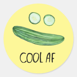 Adesivo Legal como pepino "AF Legal" Cores de Água Engraça