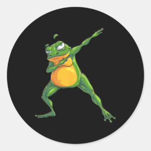 Adesivo Legal Dabbing, Sapo Engraçado, Tadpole Dancing Lo