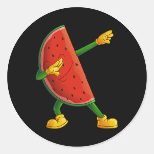 Adesivo Legal Dabbing Watermelon - Tomada de dança de Frut
