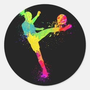 Adesivo Legal Design De Futebol Para Mulheres Meninas Joga