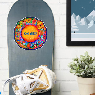 Adesivo Legal Difusão Personalizada Floral Nome de Tendênc