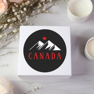 Adesivo Legal do Canadá monta mapeamento canadense folha e