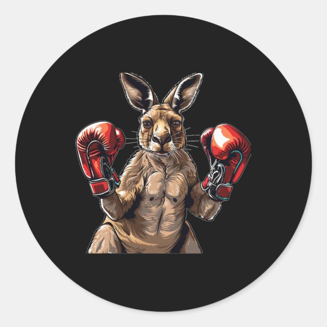 Adesivo Legal Esporte Kangaroo com o Punching Mitts (Frente)