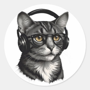 ADESIVO LEGAL GATO VESTINDO O FILHO DE CABEÇA