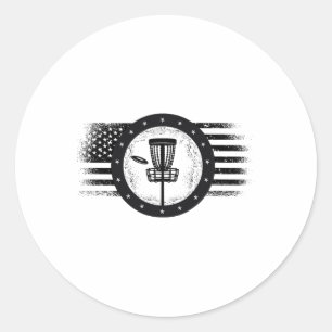 Adesivo Legal Golf Sport Usa Grunge Flag - Disk Golf