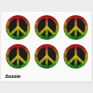 Adesivo Legal Grunge Reggae Rasta - Símbolo de Paz