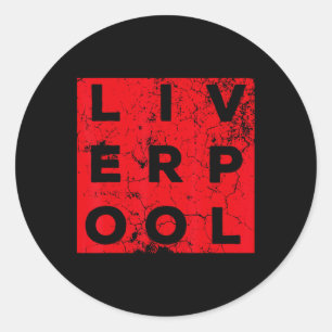 Adesivo Legal Grunge Vintage Olhar Liverpool Shirt Gif