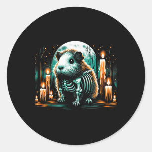 Adesivo Legal Guiné Pig Skeleton Halloween Nascimento de N