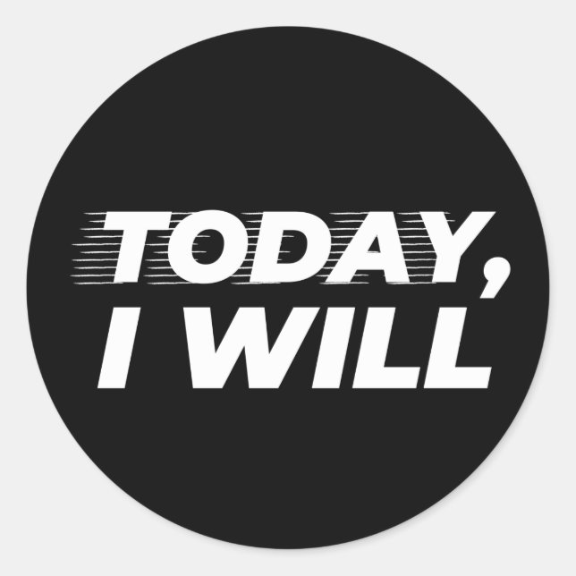 Adesivo Legal Hoje Eu (Frente)