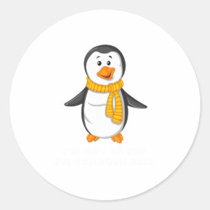 Adesivo Legal Im Não Curto Tamanho Do Pinguim Engraçado An