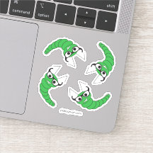 Legal lagarta engraçada com óculos