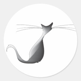 Adesivo Legal Le Chat Classic Round Sticker, brilhante
