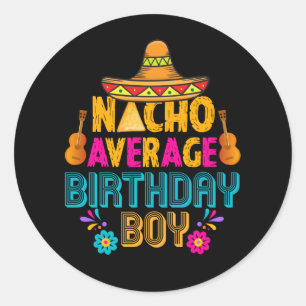 Adesivo legal Nacho médio Aniversário