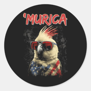 Adesivo Legal Patriótico Atiel Bird 4 de julho American Fl