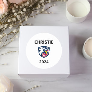 Adesivo Legal Patriótico Chris Christie 2024 Eagle