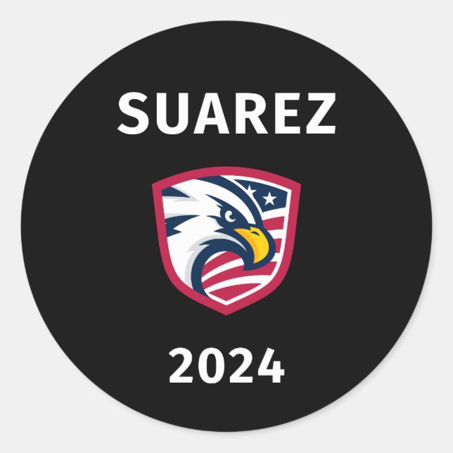 Adesivo Legal Patriótico Francis Suarez 2024 Eagle (Frente)