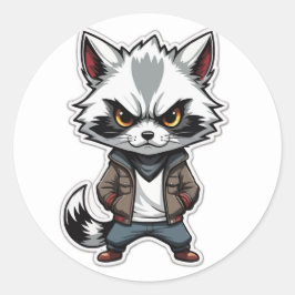 Adesivo Legal Raccoon Sticker - Um Bandido com Atitude