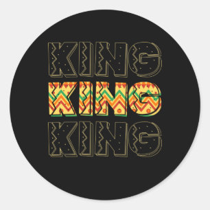 Adesivo Legal Rei Africano Kente Cloth Lover