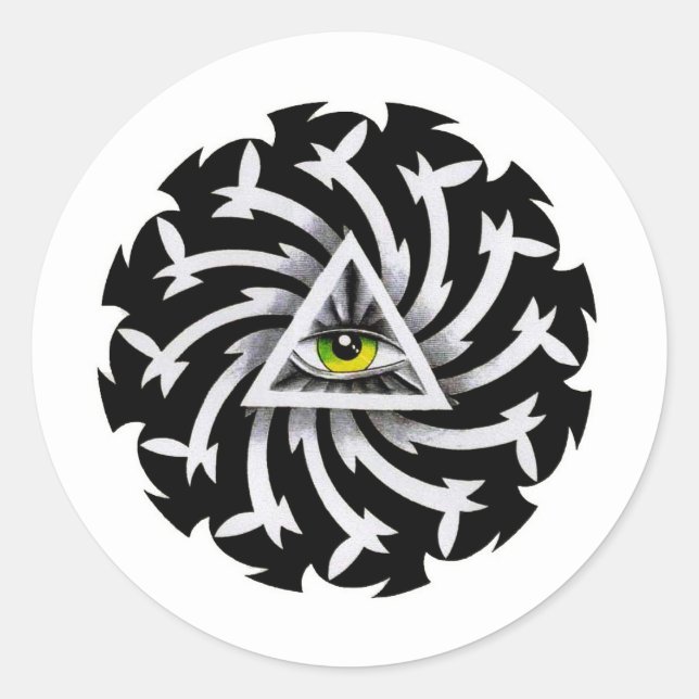 Adesivo Legal símbolo de tatuagem de desenho animado Terce (Frente)