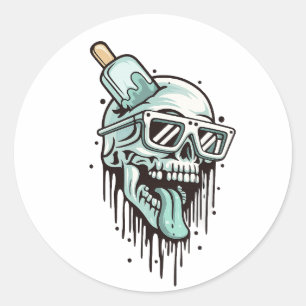 Adesivo Legal Skull Hoodie & Shades Sticker - Edgy Streetw