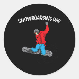 Adesivo Legal Snowboard Para Pai Papa Snowboard Wint