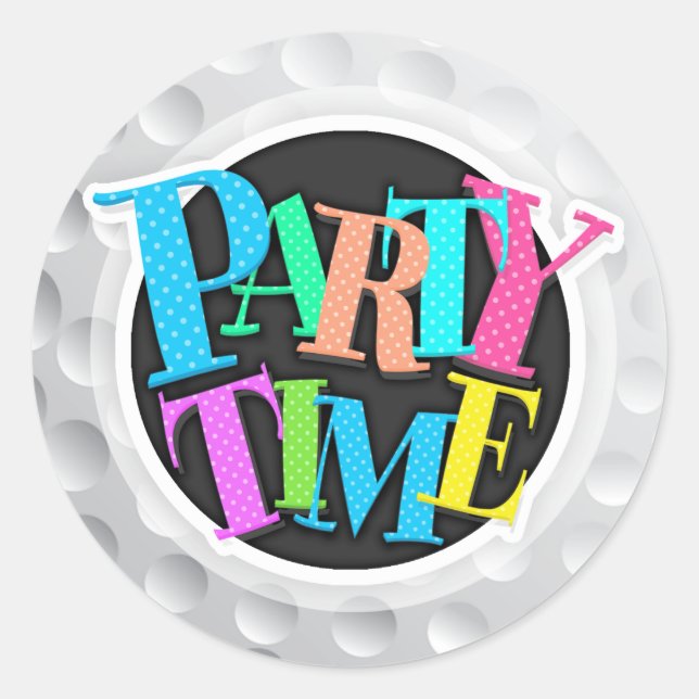 Adesivo Legal textura da bola de golfe branco, Golfer (Frente)