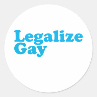 Adesivo Legalizar azul-bebê gay